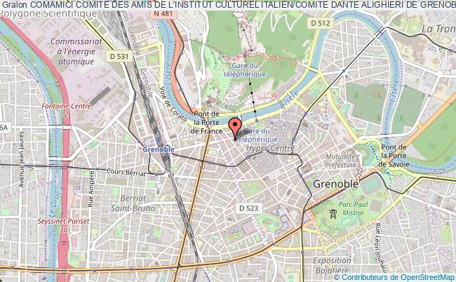 COMAMICI COMITE DES AMIS DE L'INSTITUT CULTUREL ITALIEN/COMITE DANTE ALIGHIERI DE GRENOBLE