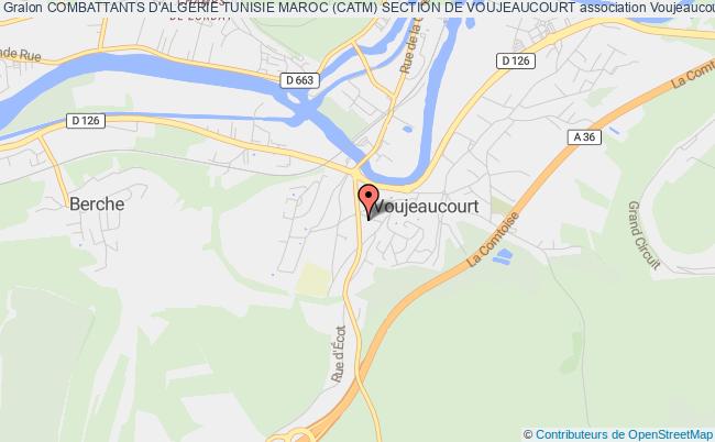 COMBATTANTS D'ALGERIE TUNISIE MAROC (CATM) SECTION DE VOUJEAUCOURT