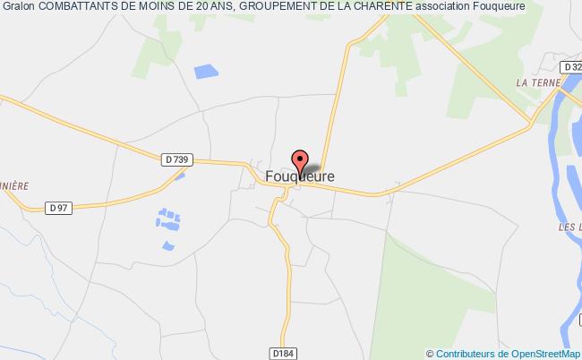 plan association Combattants De Moins De 20 Ans, Groupement De La Charente Fouqueure