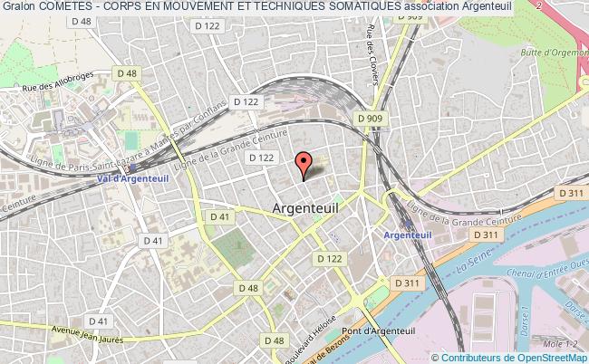 plan association Cometes - Corps En Mouvement Et Techniques Somatiques Argenteuil