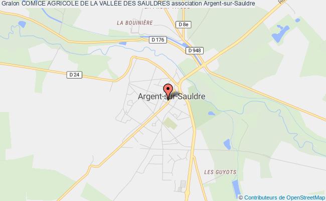 plan association Comice Agricole De La VallÉe Des Sauldres Argent-sur-Sauldre