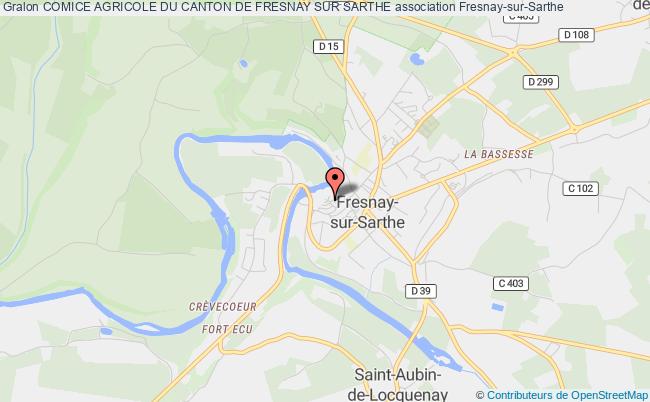 plan association Comice Agricole Du Canton De Fresnay Sur Sarthe Fresnay-sur-Sarthe