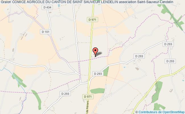 plan association Comice Agricole Du Canton De Saint Sauveur Lendelin Saint-Sauveur-Lendelin