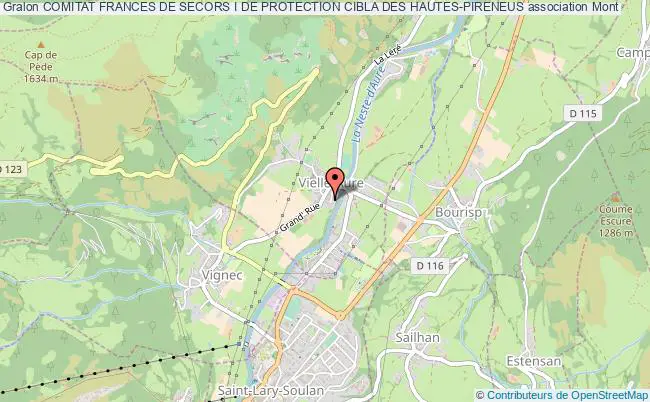 plan association Comitat Frances De Secors I De Protection Cibla Des Hautes-pireneus Mont