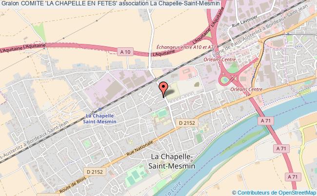 plan association Comite 'la Chapelle En Fetes' La Chapelle-Saint-Mesmin