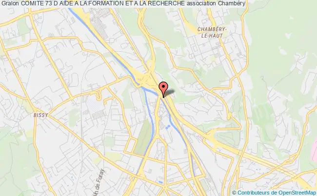 plan association Comite 73 D Aide A La Formation Et A La Recherche Chambéry cedex