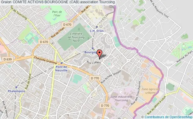 plan association ComitÉ Actions Bourgogne (cab) Tourcoing