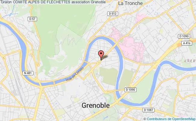 plan association ComitÉ Alpes De FlÉchettes Grenoble