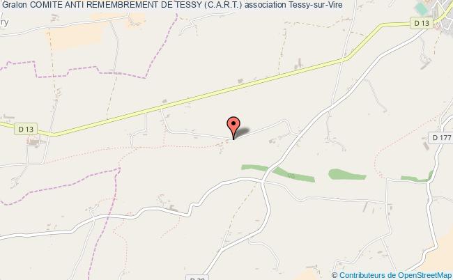 plan association Comite Anti Remembrement De Tessy (c.a.r.t.) Tessy-sur-Vire