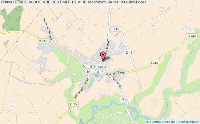 plan association Comite Associatif Des Saint Hilaire Saint-Hilaire-des-Loges