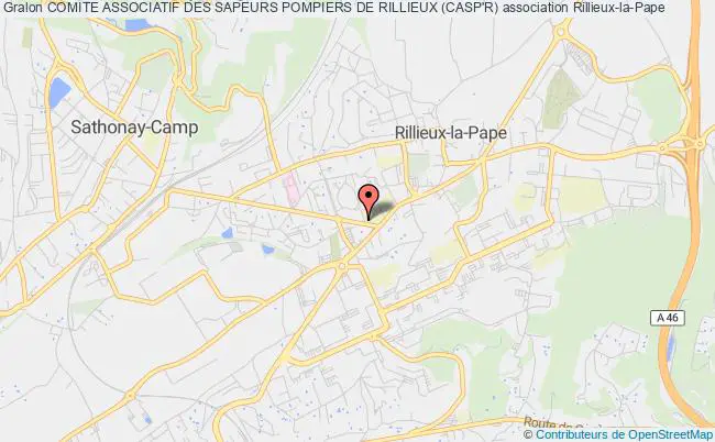 plan association Comite Associatif Des Sapeurs Pompiers De Rillieux (casp'r) Rillieux-la-Pape
