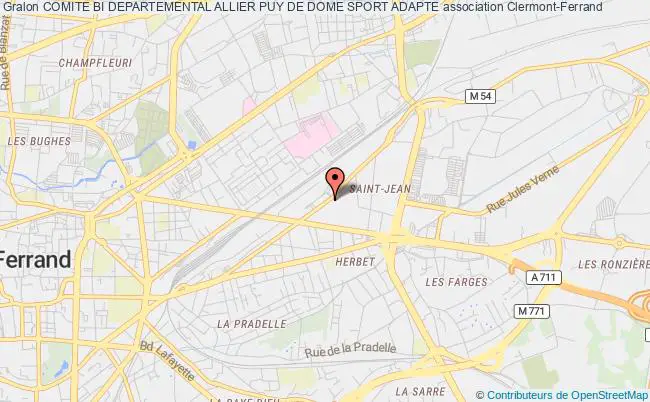 plan association Comite Bi Departemental Allier Puy De Dome Sport Adapte Clermont-Ferrand