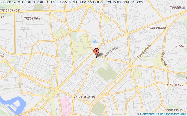 plan association Comite Brestois D'organisation Du Paris-brest-paris Brest