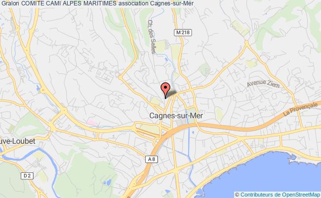 plan association Comite Cami Alpes Maritimes Cagnes-sur-Mer