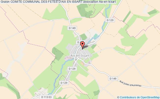 plan association Comite Communal Des Fetes D'aix En Issart Aix-en-Issart