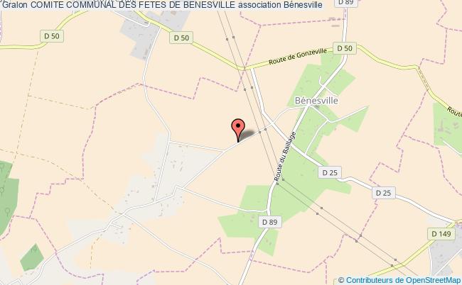 plan association Comite Communal Des Fetes De Benesville Bénesville