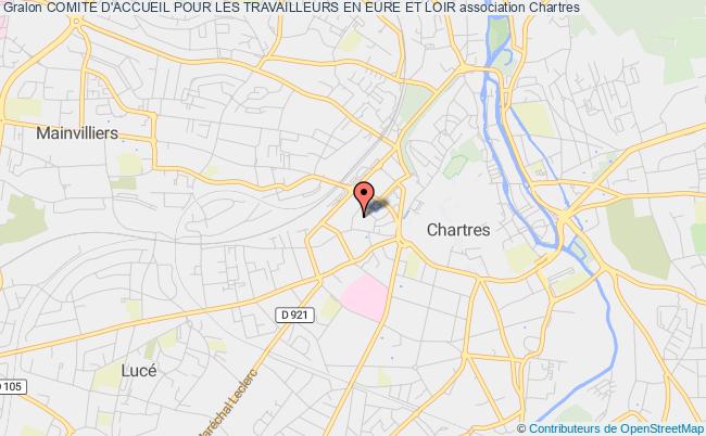 plan association Comite D'accueil Pour Les Travailleurs En Eure Et Loir Chartres