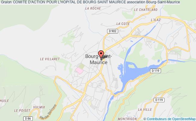 COMITE D'ACTION POUR L'HOPITAL DE BOURG SAINT MAURICE