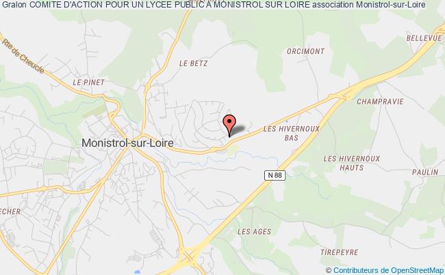 plan association Comite D'action Pour Un Lycee Public A Monistrol Sur Loire Monistrol-sur-Loire