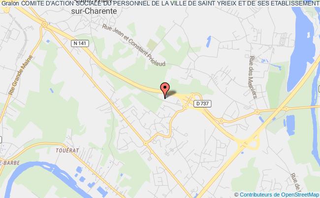 plan association Comite D'action Sociale Du Personnel De La Ville De Saint Yrieix Et De Ses Etablissements Publics Saint-Yrieix-sur-Charente