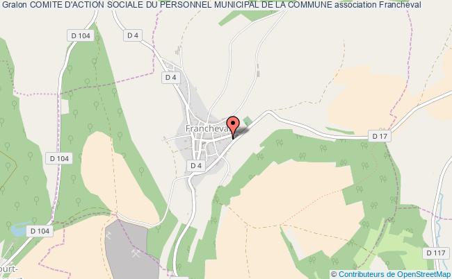 plan association Comite D'action Sociale Du Personnel Municipal De La Commune Francheval