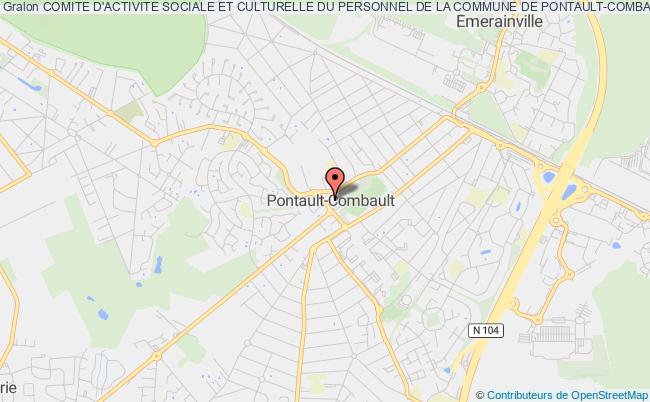 plan association Comite D'activite Sociale Et Culturelle Du Personnel De La Commune De Pontault-combault Pontault-Combault