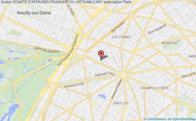plan association Comite D'affaires Francais Du Vietnam Cafv Paris