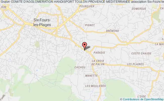 plan association Comite D'agglomeration Handisport Toulon Provence Mediterranee Six-Fours-les-Plages