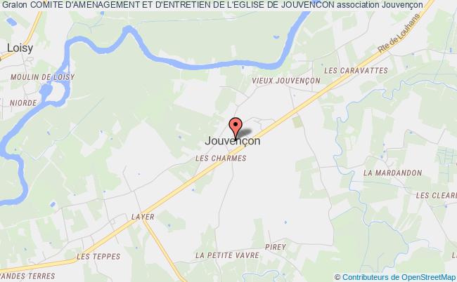 plan association Comite D'amenagement Et D'entretien De L'eglise De Jouvencon Jouvençon