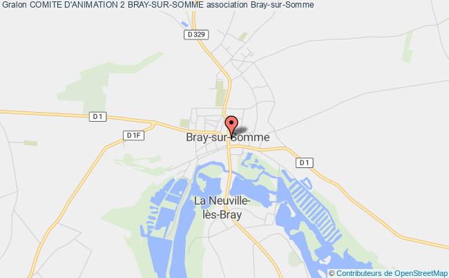 plan association Comite D'animation 2 Bray-sur-somme Bray-sur-Somme
