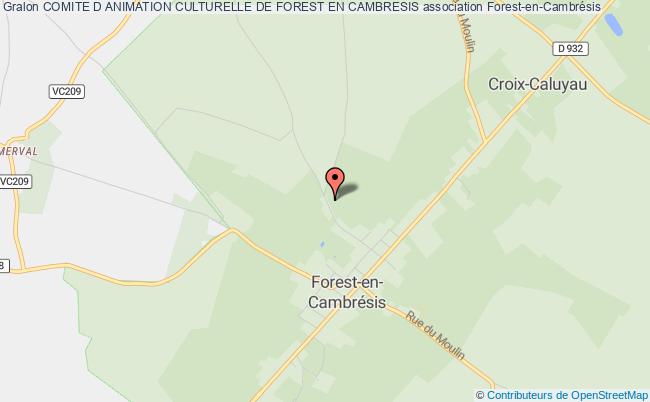COMITE D ANIMATION CULTURELLE DE FOREST EN CAMBRESIS