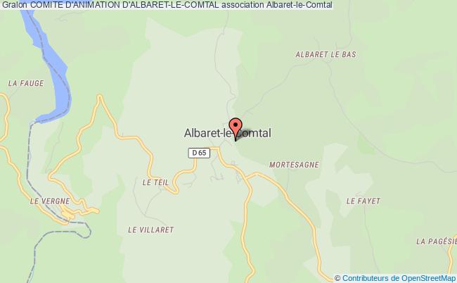 COMITE D'ANIMATION D'ALBARET-LE-COMTAL