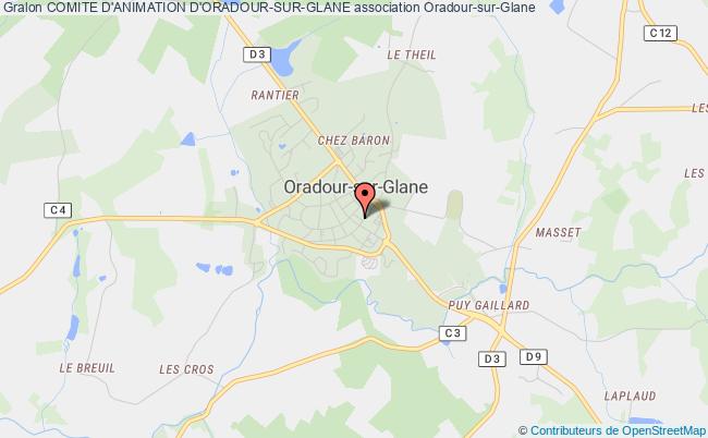 plan association Comite D'animation D'oradour-sur-glane Oradour-sur-Glane