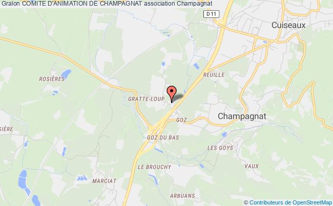 plan association Comite D'animation De Champagnat Champagnat