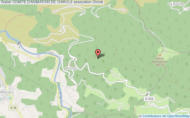 Comite d'animation de chirols association Association commune ellemême