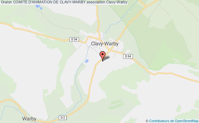 plan association Comite D'animation De Clavy-warby Clavy-Warby