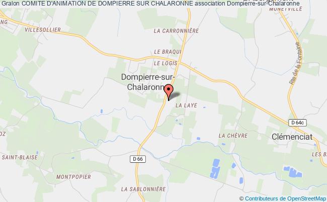 plan association Comite D'animation De Dompierre Sur Chalaronne Dompierre-sur-Chalaronne