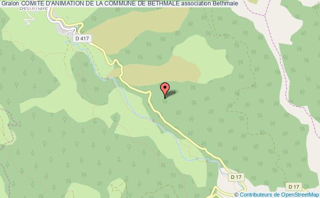 COMITE D'ANIMATION DE LA COMMUNE DE BETHMALE
