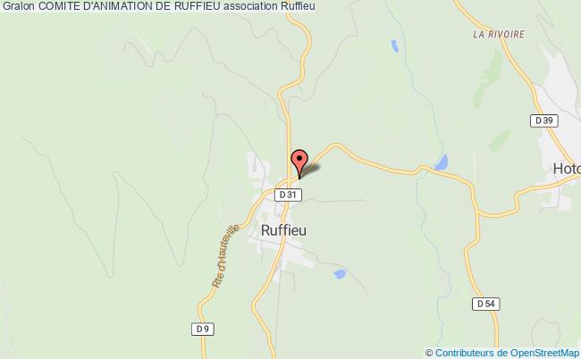 plan association Comite D'animation De Ruffieu 