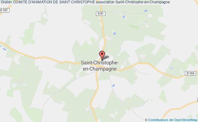 plan association Comite D'animation De Saint Christophe Saint-Christophe-en-Champagne