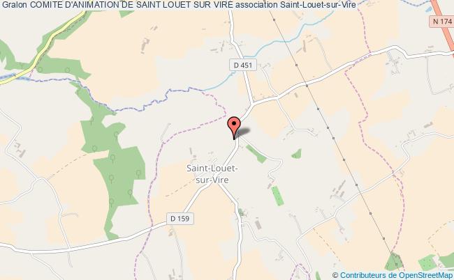 plan association Comite D'animation De Saint Louet Sur Vire Saint-Louet-sur-Vire