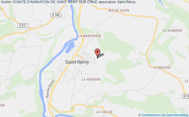 plan association Comite D'animation De Saint Remy Sur Orne Saint-Rémy