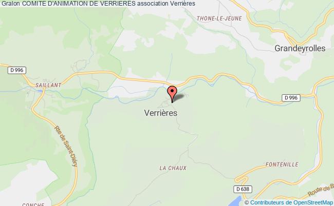 COMITE D'ANIMATION DE VERRIERES