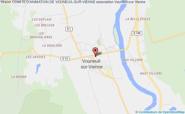 plan association Comite D'animation De Vouneuil-sur-vienne Vouneuil-sur-Vienne