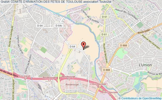 plan association Comite D'animation Des Fetes De Toulouse Toulouse
