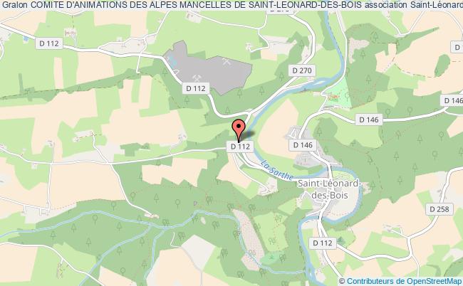 plan association Comite D'animations Des Alpes Mancelles De Saint-leonard-des-bois Saint-Léonard-des-Bois