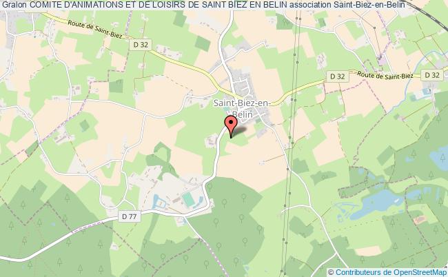 plan association Comite D'animations Et De Loisirs De Saint Biez En Belin Saint-Biez-en-Belin