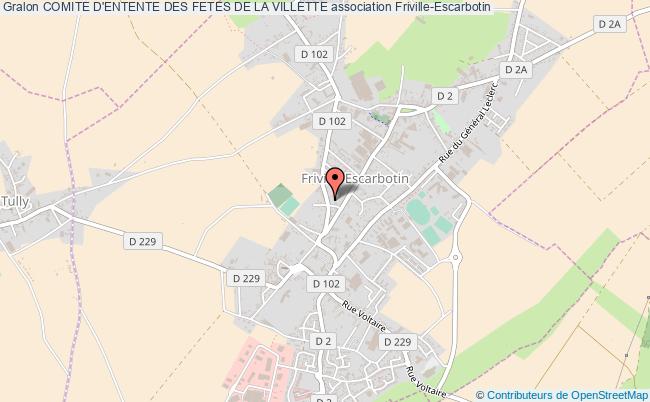 plan association Comite D'entente Des Fetes De La Villette Friville-Escarbotin