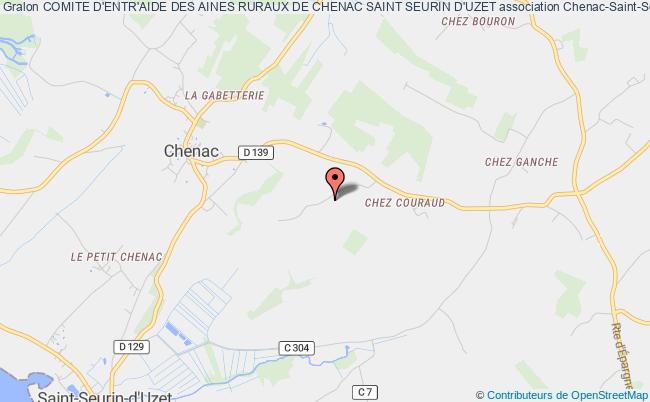 plan association Comite D'entr'aide Des Aines Ruraux De Chenac Saint Seurin D'uzet Chenac-Saint-Seurin-d'Uzet