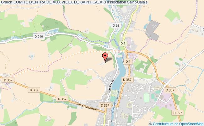 plan association Comite D'entraide Aux Vieux De Saint Calais Saint-Calais